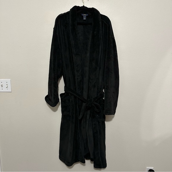 Polo by Ralph Lauren Other Polo Ralph Lauren Mens Black Plush Robe
